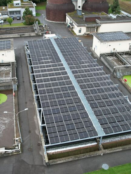 Photovoltaik Flachdachanlage