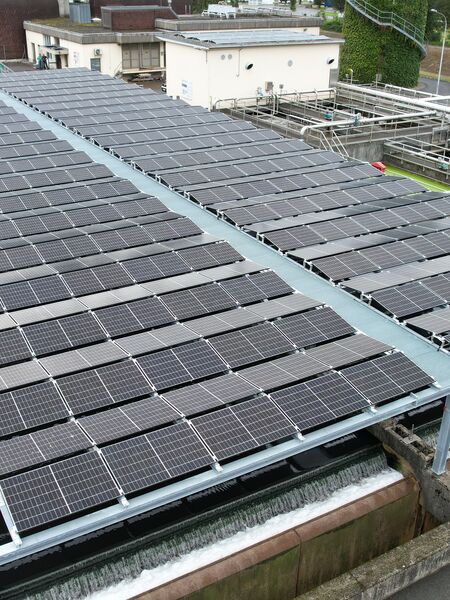 Photovoltaik Flachdachanlage