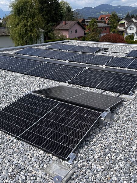 Photovoltaik Flachdachanlage
